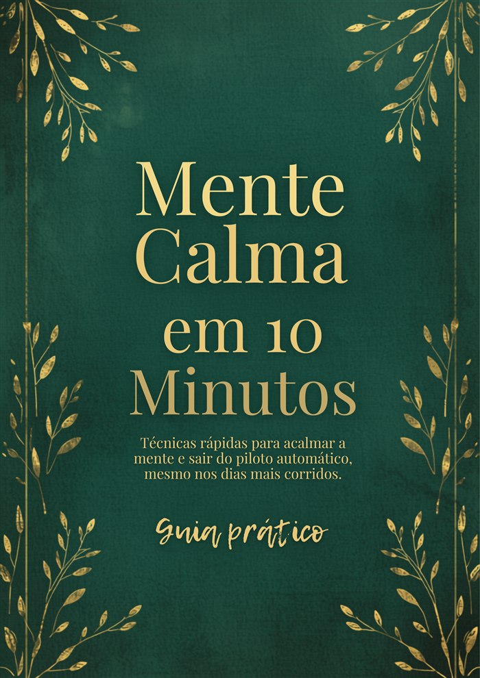Capa do ebook Mente Calma em 10 Minutos
